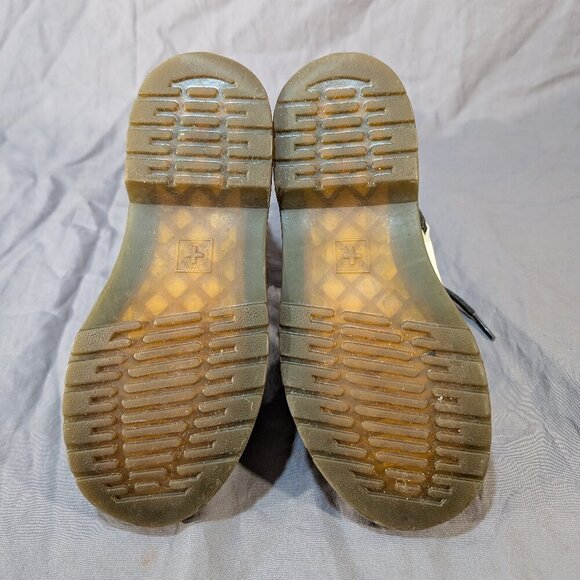 Dr. Martens 1460 J White Leather Combat Boots - Youth Size US 3 - Picture 9 of 9